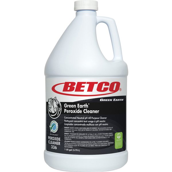 Betco Peroxide Cleaner, 128 fl oz (4 quart) Citrus; Fresh Mint, 1 PK BET3360400EA
